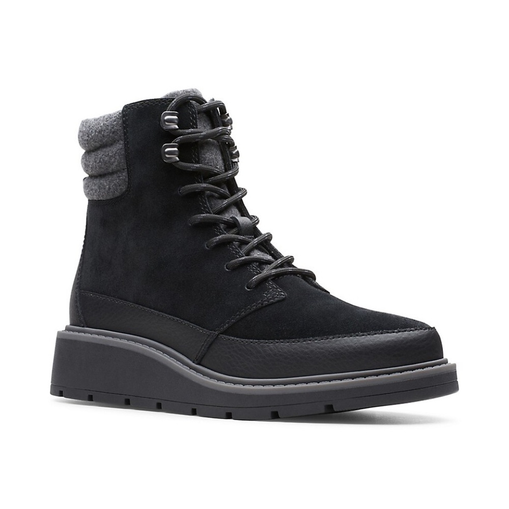 Clarks  Ivery Jet Low Boots - Size 8